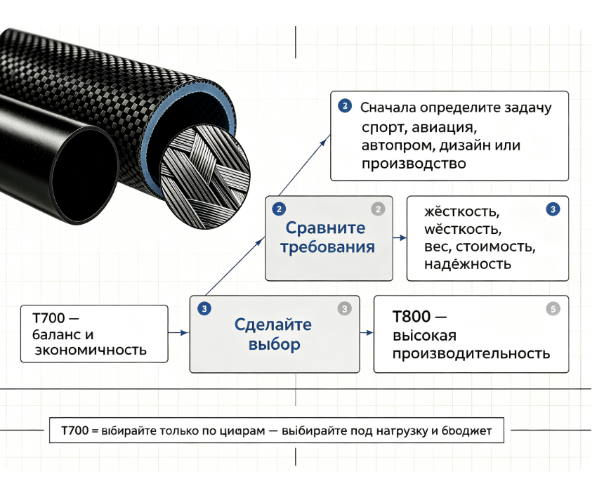 Что на самом деле означают T300, T700, T800 и T1000?
