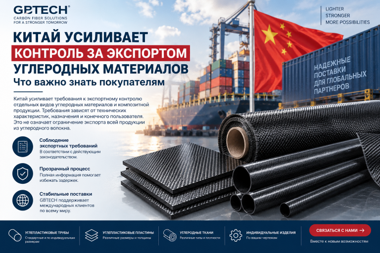 Китай усиливает контроль за экспортом углеродных материалов: что важно знать покупателям